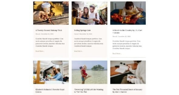 poet pen personal blog website elementor template kit free download