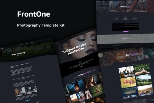 FrontOne - Creative Photography Template Kit