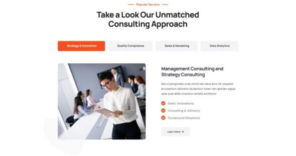 Conbiz - Consultancy & Business Elementor Template Kit