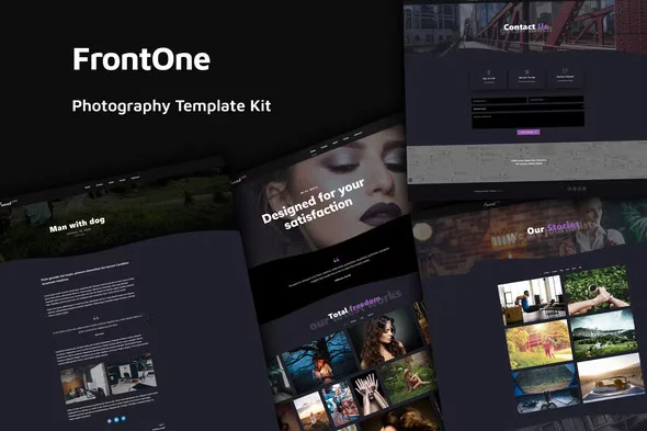 FrontOne - Creative Photography Template Kit