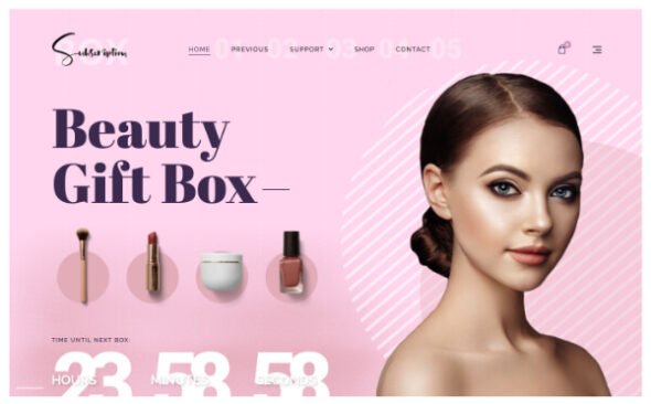 BeautyBox - Subscription Box Elementor Template Kit