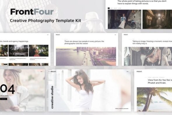 FrontFour - Creative Photography Template Kit