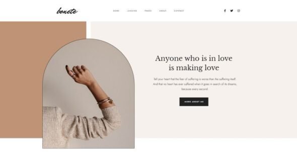 Bonete - Feminine Blog Elementor Template Kit