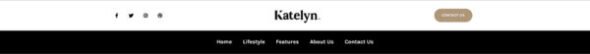 katelyn modern blog template kit