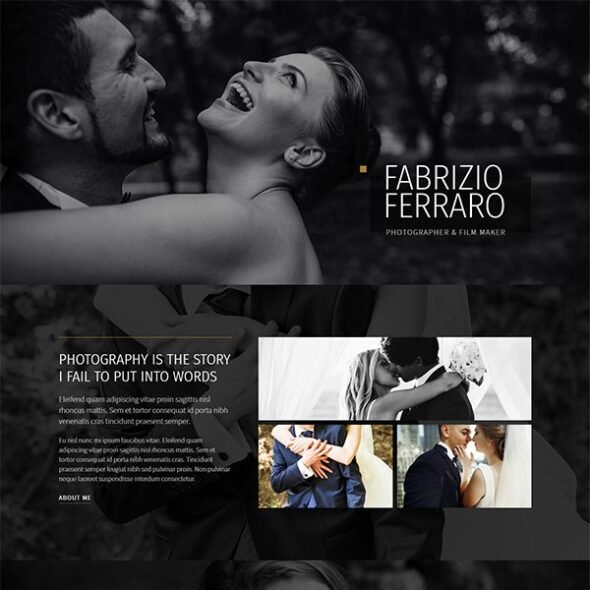 FabPhoto - Photography and Portfolio Template Kit