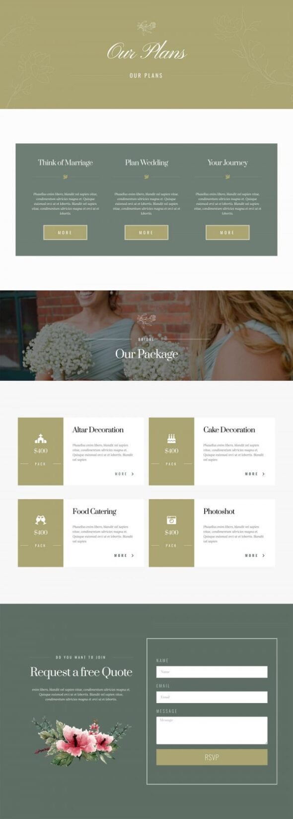 Couples wedding planner template kit