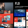 FLO - Creative Portfolio & Resume Template Kit download free