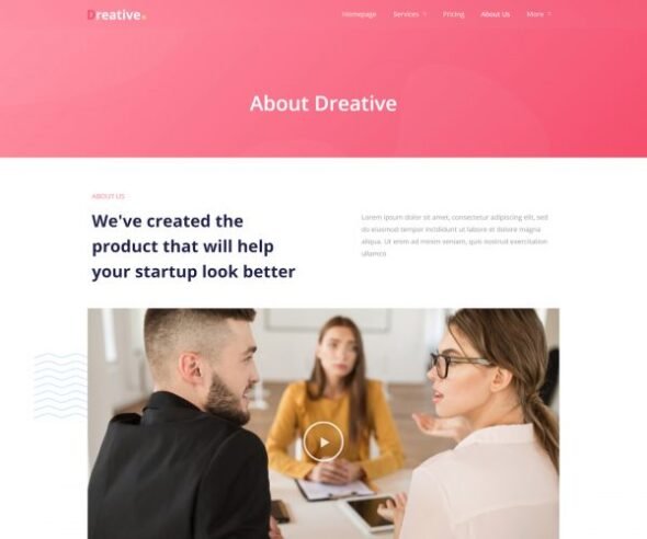 Dreative | Digital Agency Elementor Template Kit