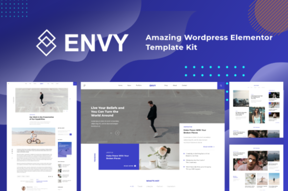 Envy - News Magazine Elementor Template Kit
