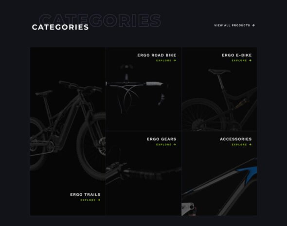 ERGO - Bike & Cycling WooCommerce Elementor Template Kit