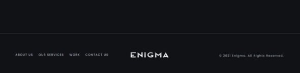 Enigma - Personal Portfolio Elementor Template Kit