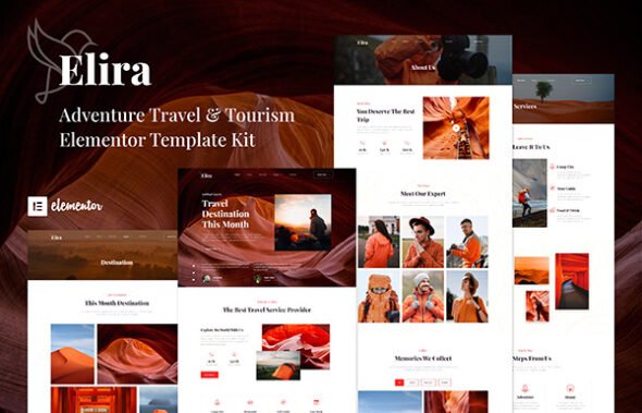 Elira - Adventure Travel & Tourism Elementor Template Kit