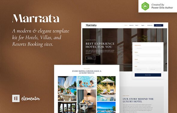 Marriata – Hotel & Resort Elementor Template Kit