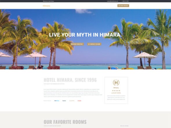 Himara - Hotel Template Kit