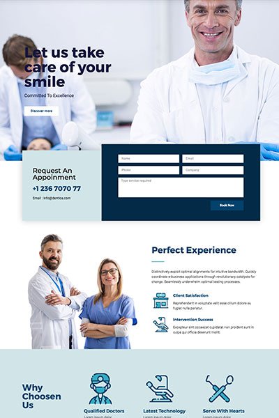 Dentica - Dental Clinic Elementor Template Kit