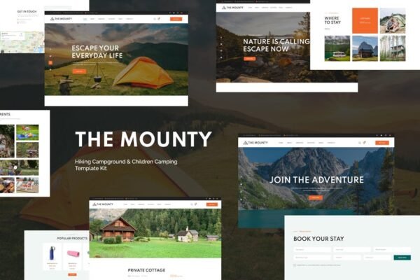 The Mounty | Hiking Campground & Children Camping WordPress Theme