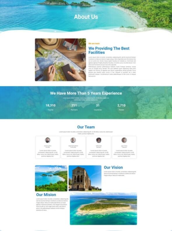 Vacaday - Travel Agency Elementor Template Kit