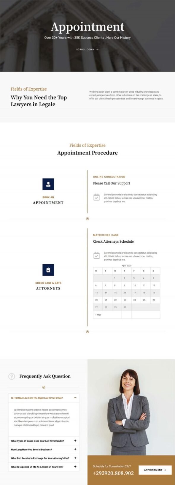 Legale - Lawyer & Law Firm Template Kit