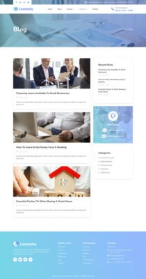 Loanesty – Loan Company & Banking Elementor Template Kit