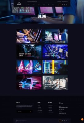 Sintix - Gaming Studio Elementor Template Kit