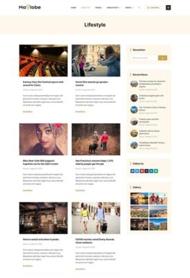 Maglobe - Magazine & News Elementor Template Kit