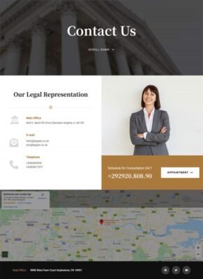 Legale - Lawyer & Law Firm Template Kit