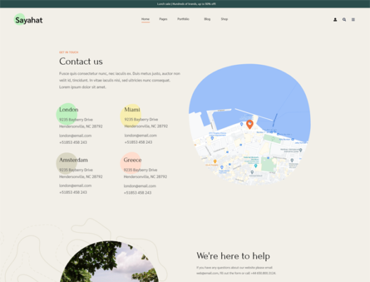 Sayahat - Travel Agency Elementor Template kit