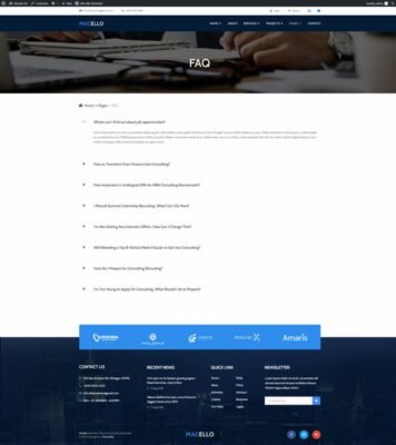 Macello - Business Consulting & Accounting Elementor Template Kit