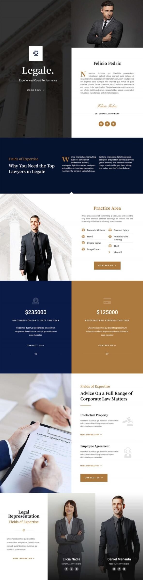 Legale - Lawyer & Law Firm Template Kit