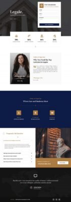 Legale - Lawyer & Law Firm Template Kit