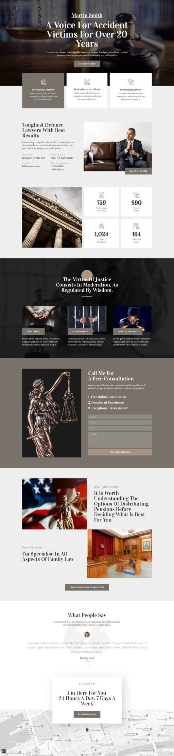 Lawyere - Legal & Attorney Elementor Template Kit