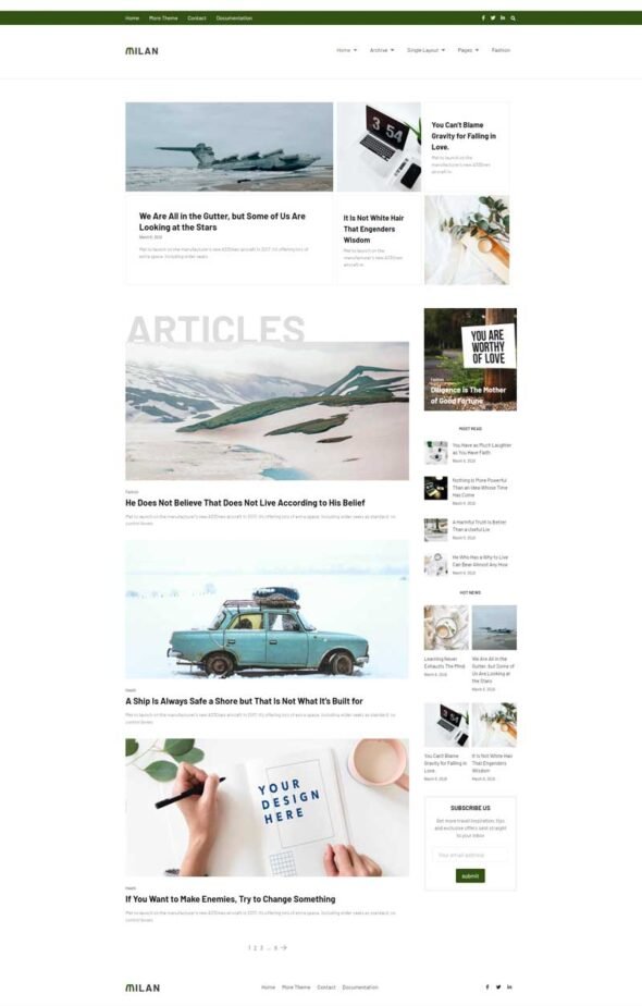 Nelly - Blog & Magazine Elementor Template Kit