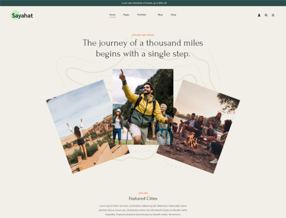 Sayahat - Travel Agency Elementor Template kit