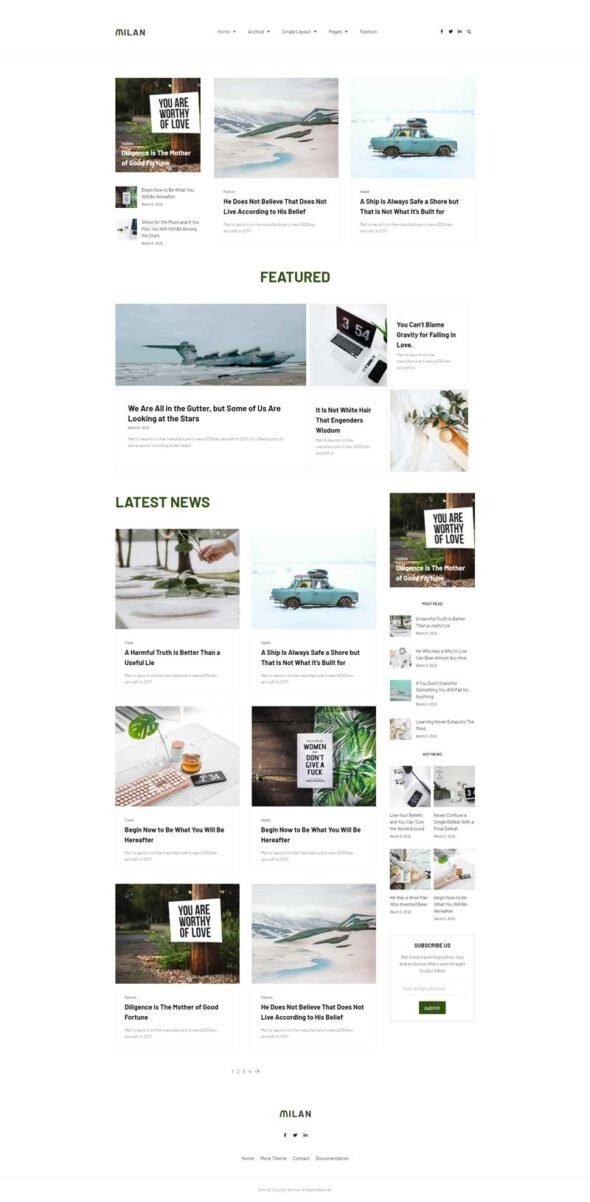 Nelly - Blog & Magazine Elementor Template Kit