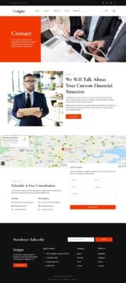 Insigne - Financial Business & Investment Elementor Template Kit