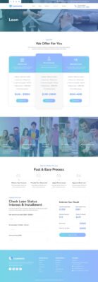 Loanesty – Loan Company & Banking Elementor Template Kit