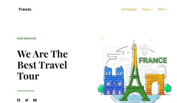 Touraza | Travel & Tour Agency Elementor Template Kit