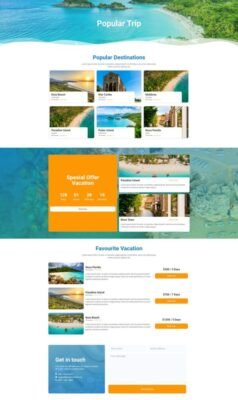 Vacaday - Travel Agency Elementor Template Kit