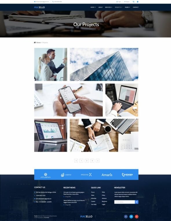 Macello - Business Consulting & Accounting Elementor Template Kit