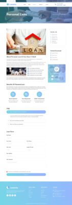 Loanesty – Loan Company & Banking Elementor Template Kit