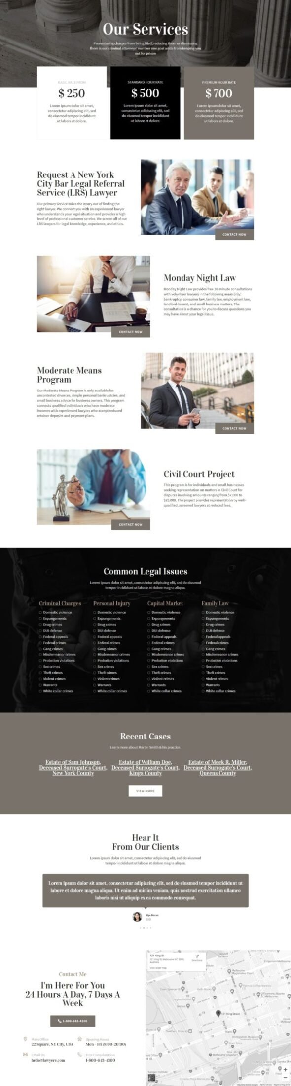 Lawyere - Legal & Attorney Elementor Template Kit