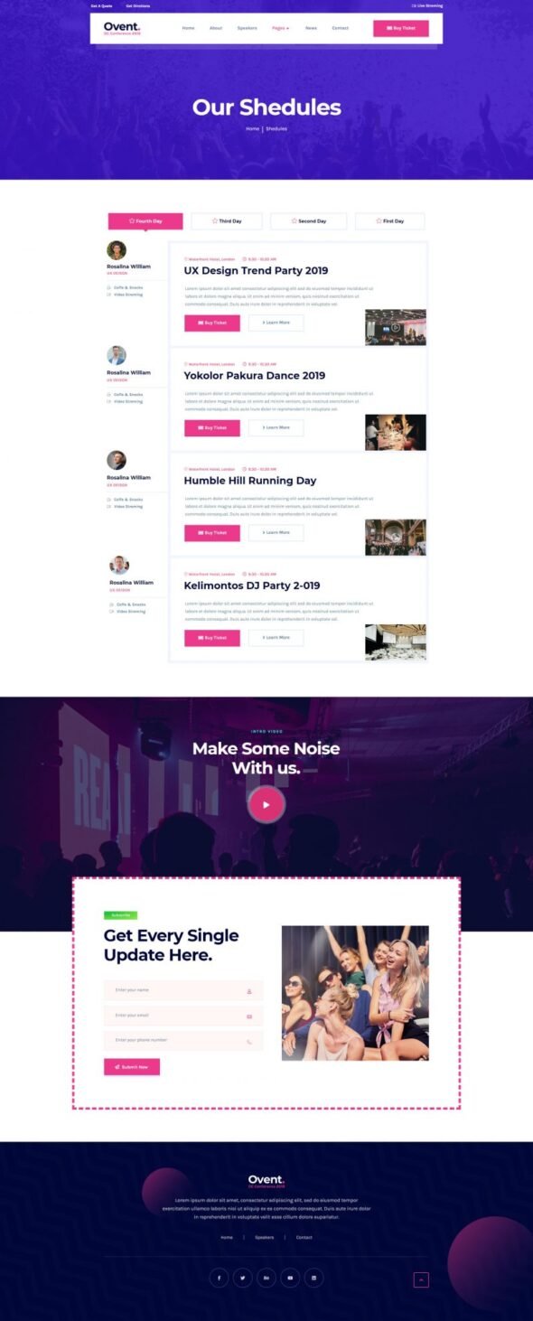 Ovent - Event Conference & Meetup Elementor Template Kit