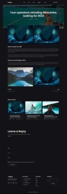 Morii - Adventure Travel & Tourism Elementor Template Kit