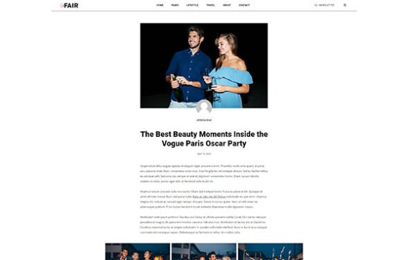 SanFair - Blog Magazine Elementor Template Kit