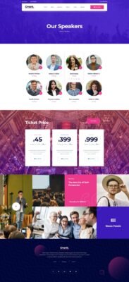 Ovent - Event Conference & Meetup Elementor Template Kit