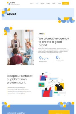 CaYo - Creative Agency Elementor Template Kit