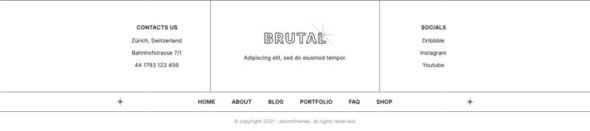 Brutal | Creative Agency & Advertising Service Elementor Template Kit