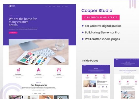 Cooper Studio Elementor Template Kit