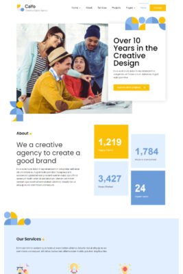 CaYo - Creative Agency Elementor Template Kit