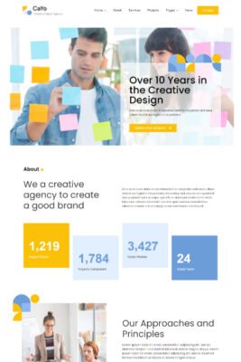 CaYo - Creative Agency Elementor Template Kit